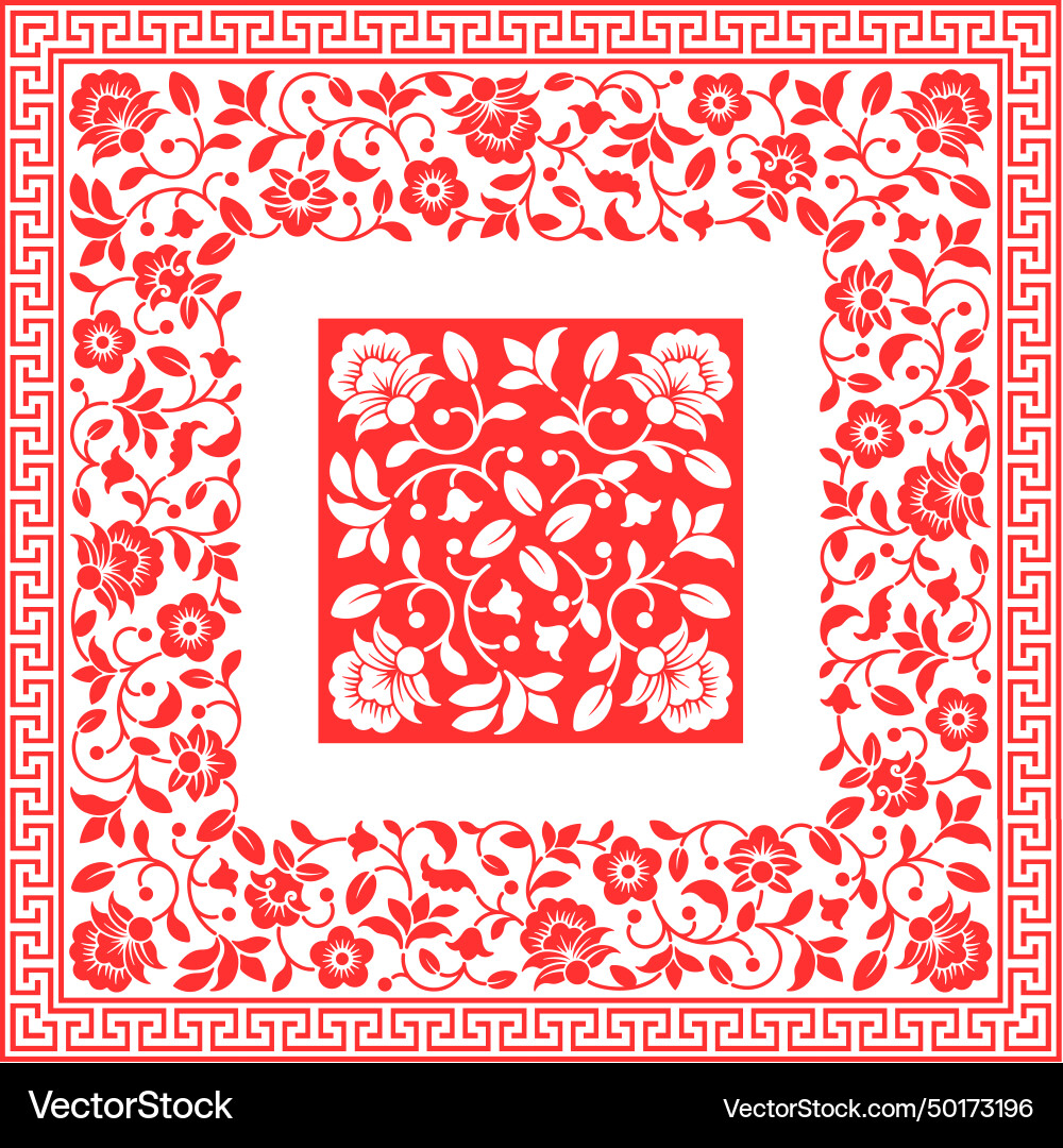 Patterns square design Vector Image