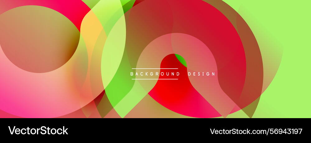 Dynamic colorful layers create abstract Dynamic colorful layers create abstract vector image