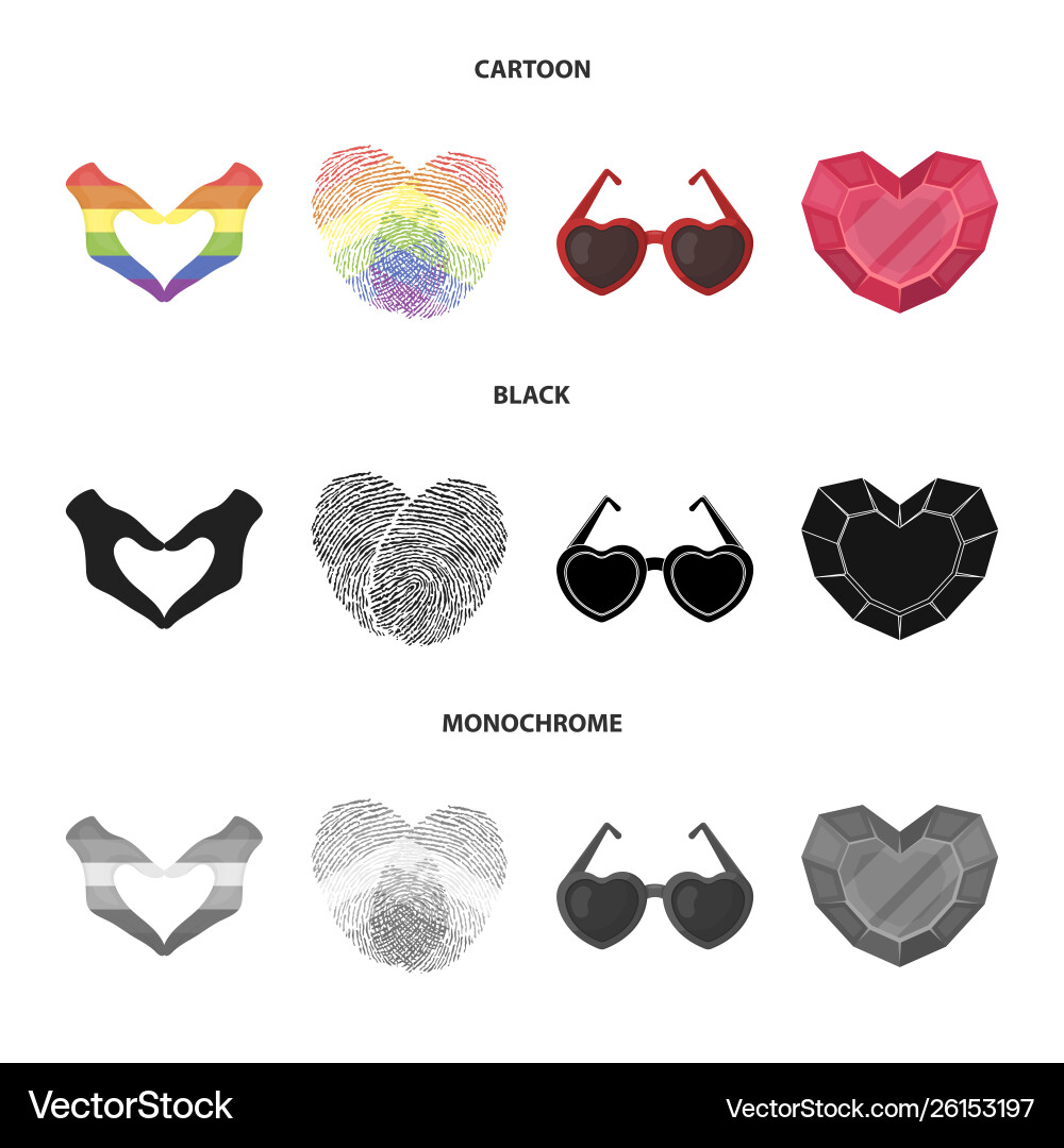 Isolated object abstract and shape symbol set vector image