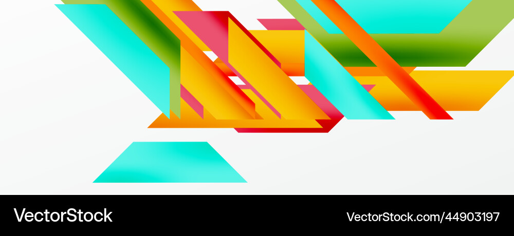 Minimal geometric abstract background dynamic 3d Minimal geometric abstract background dynamic 3d Vector Image