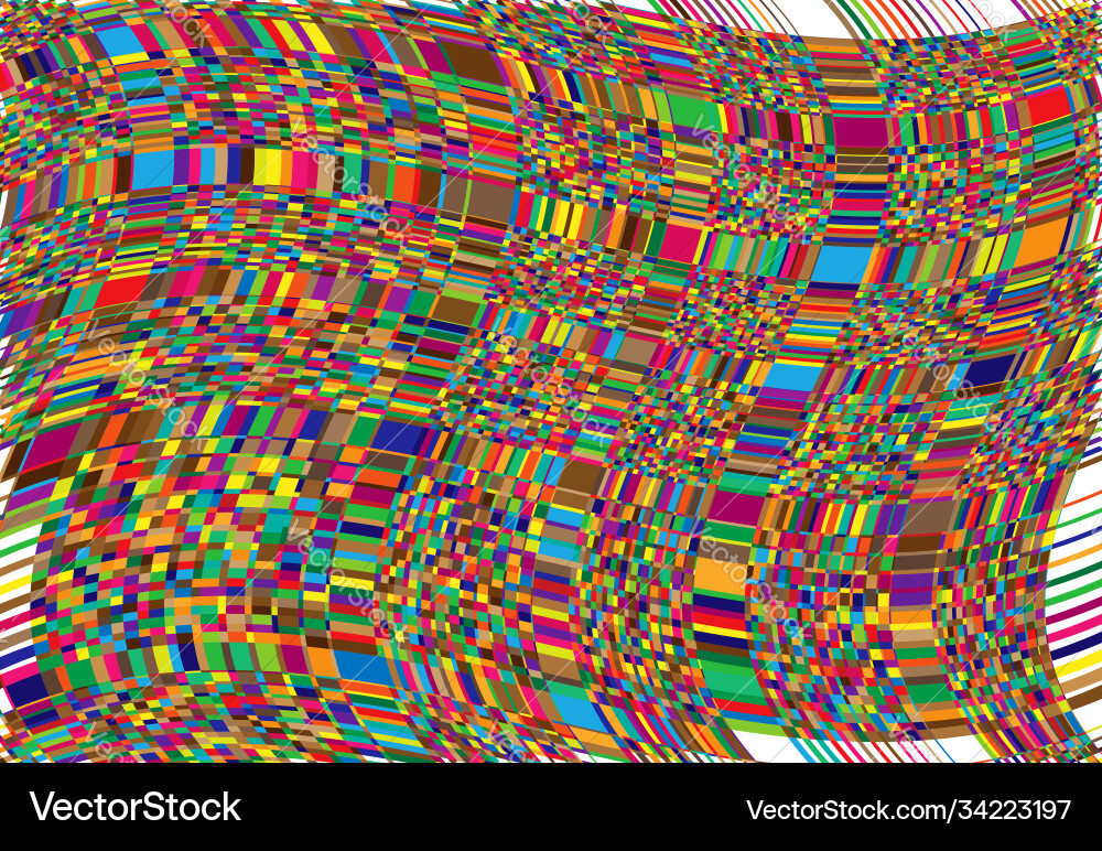 Mosaic background tessellation pattern colorful Vector Image