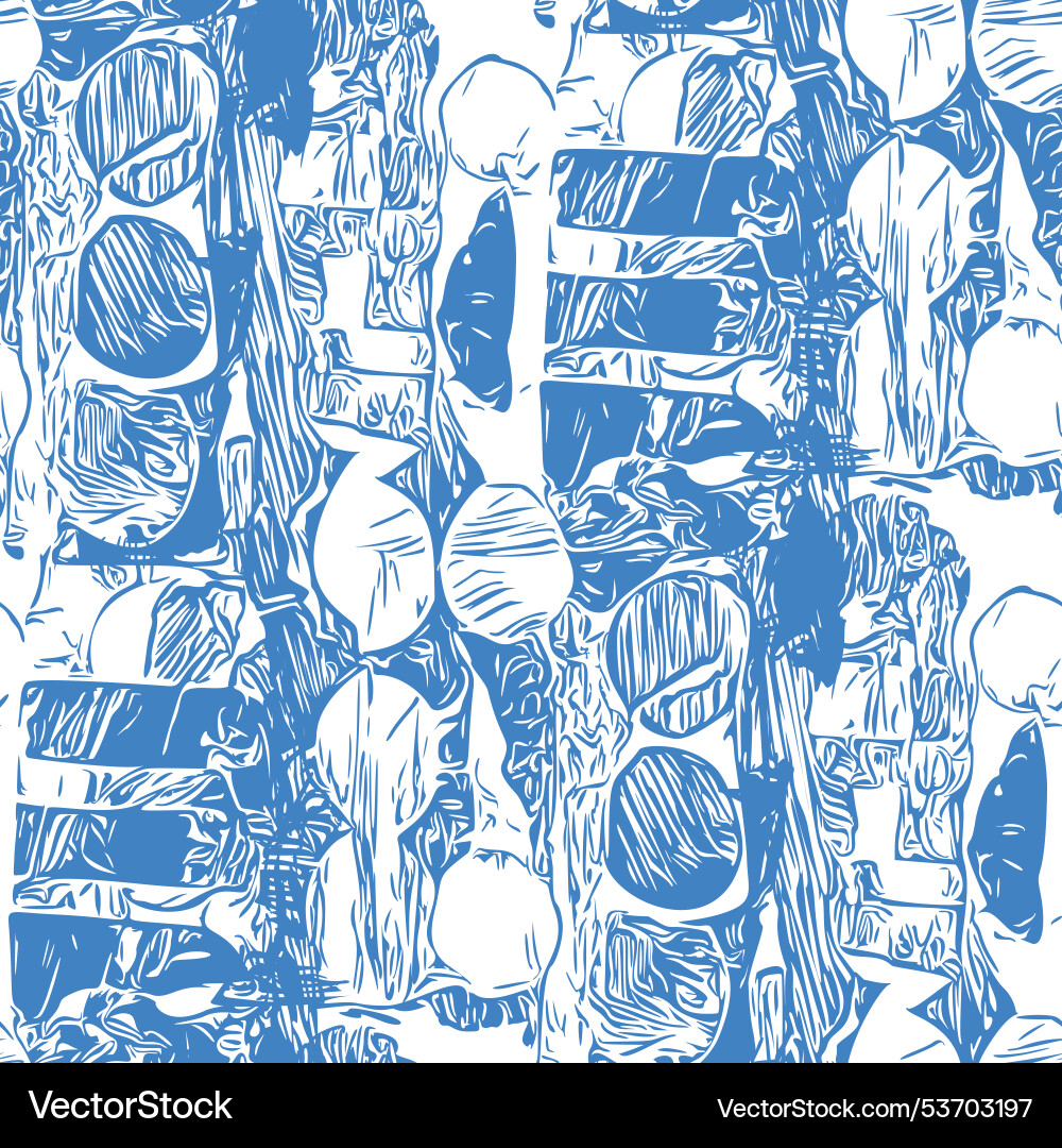 Seamless pattern with a simple abstract drawing Seamless pattern with a simple abstract drawing vector image