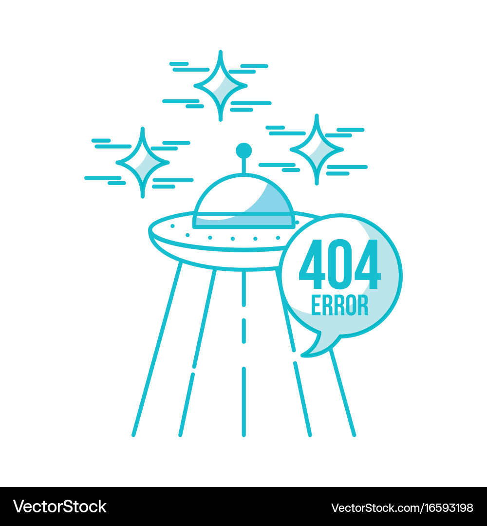 404 error background Vector Image
