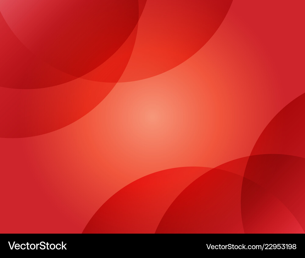 Abstract Red Circular Background vector image