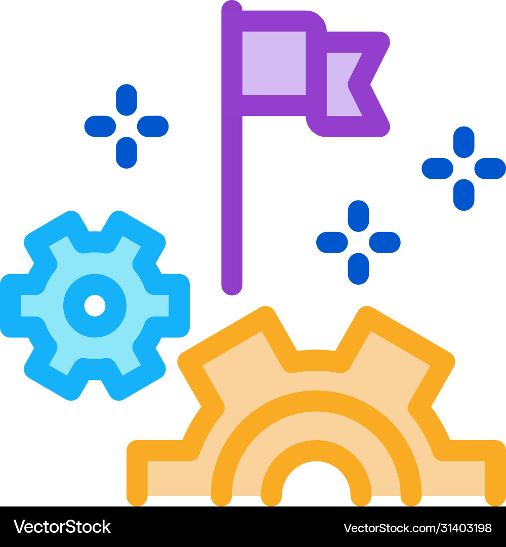 Engine optimization settings icon outline Engine optimization settings icon outline vector image