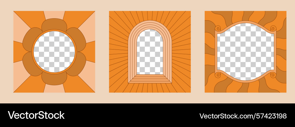 In simple linear style - design templates In simple linear style - design templates vector image