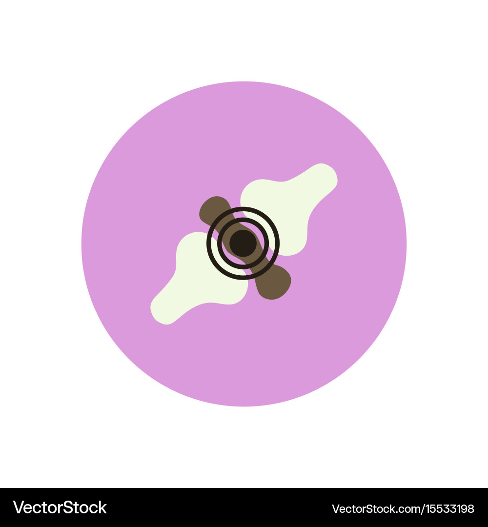 Stylish icon in color circle problems joints Vector Image