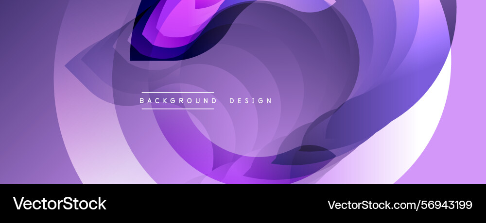 Abstract purple layers create flowing dynamic Abstract purple layers create flowing dynamic Vector Image