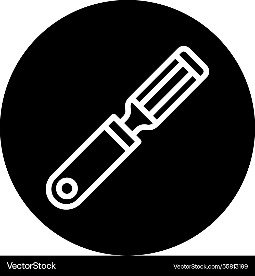 Chisel icon design Vector Image