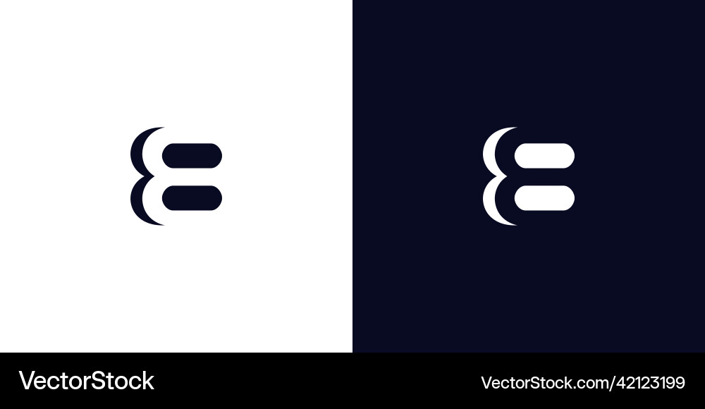 Einzigartig und modern Nummer 8 Logo Design 1 Einzigartig und modern Nummer 8 Logo Design 1 vektorbild