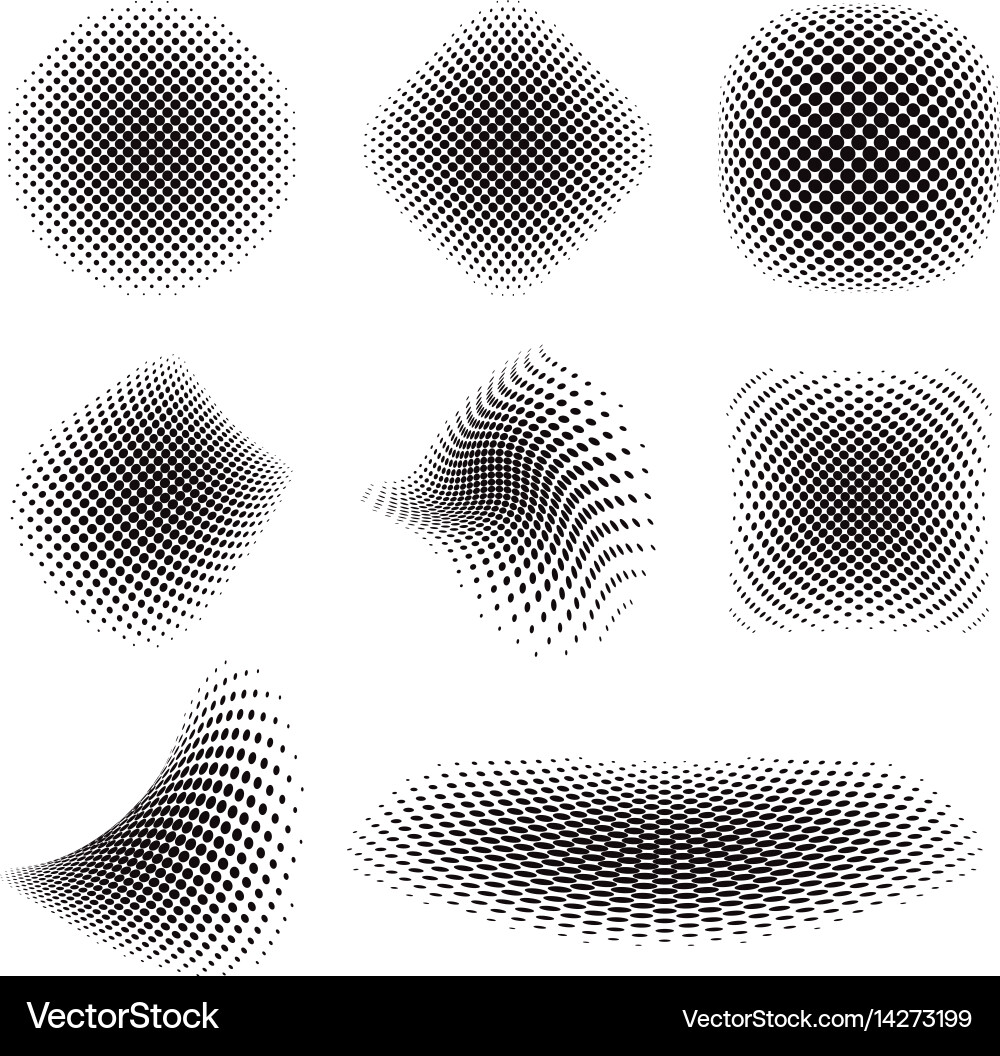 Halftone Dot Pattern Royalty Free Vector Image