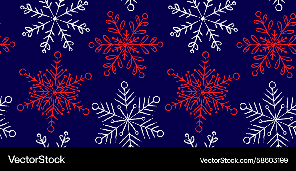 Seamless boho pattern with abstract doodle Vector Image