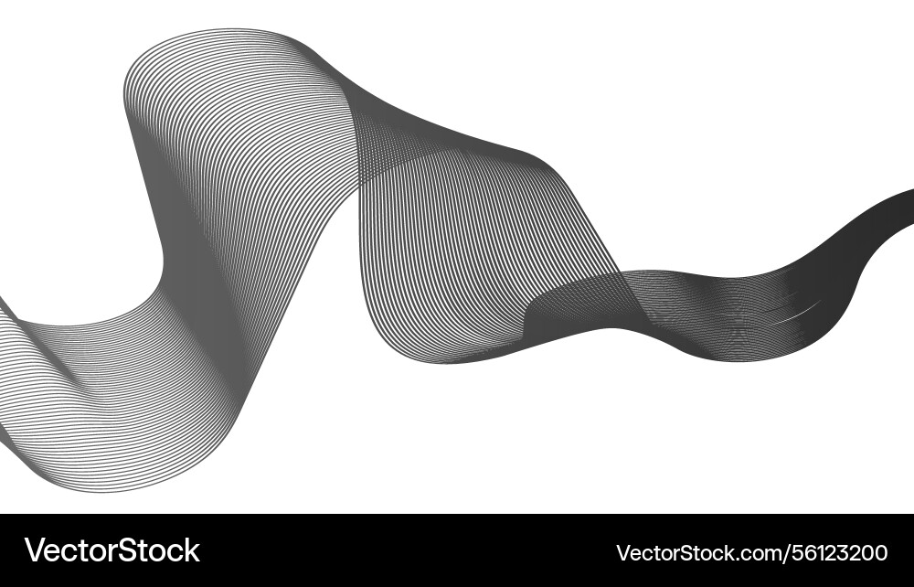 Abstract backdrop with grey wave gradient lines Abstract backdrop with grey wave gradient lines vector image