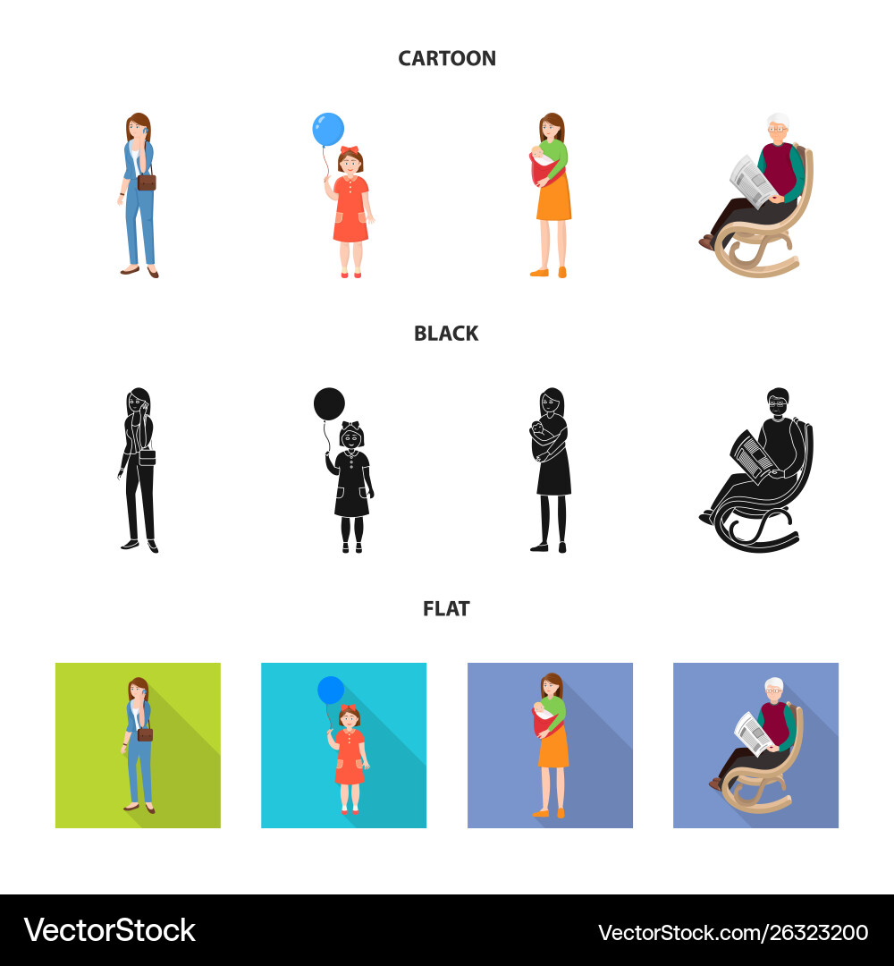 Design character and avatar symbol Design character and avatar symbol vector image