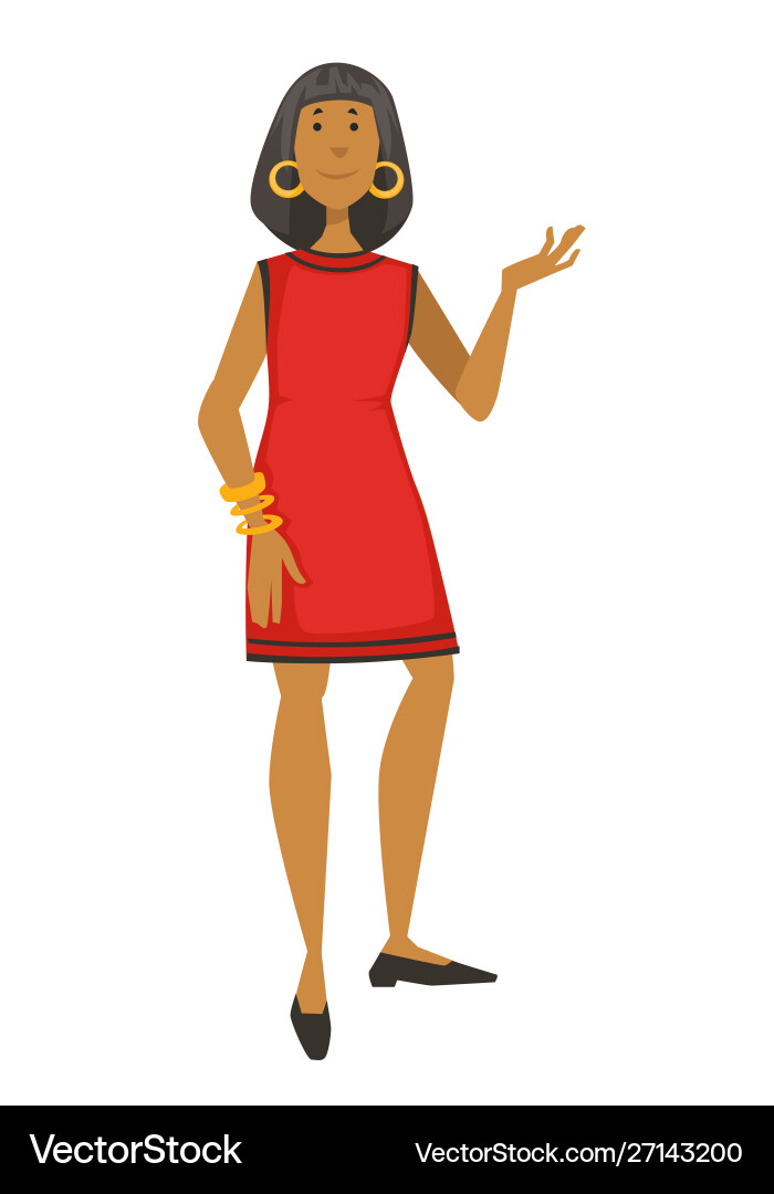 Frau in Kleid und Gold Schmuck 60er Jahre Mode Stil Frau in Kleid und Gold Schmuck 60er Jahre Mode Stil vektorbild