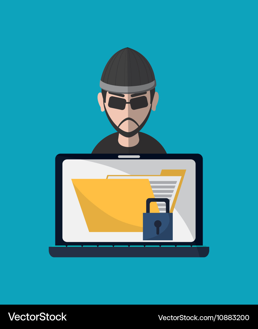 Virtual security system icons image Vector Image