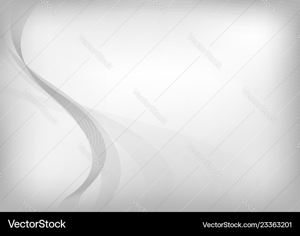 Abstract Gray Curve Background vector image