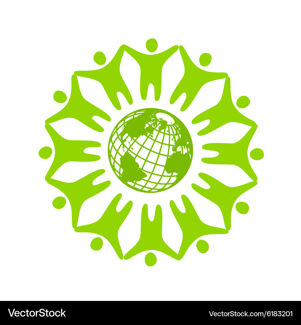 Global Unity & Collaboration vector image