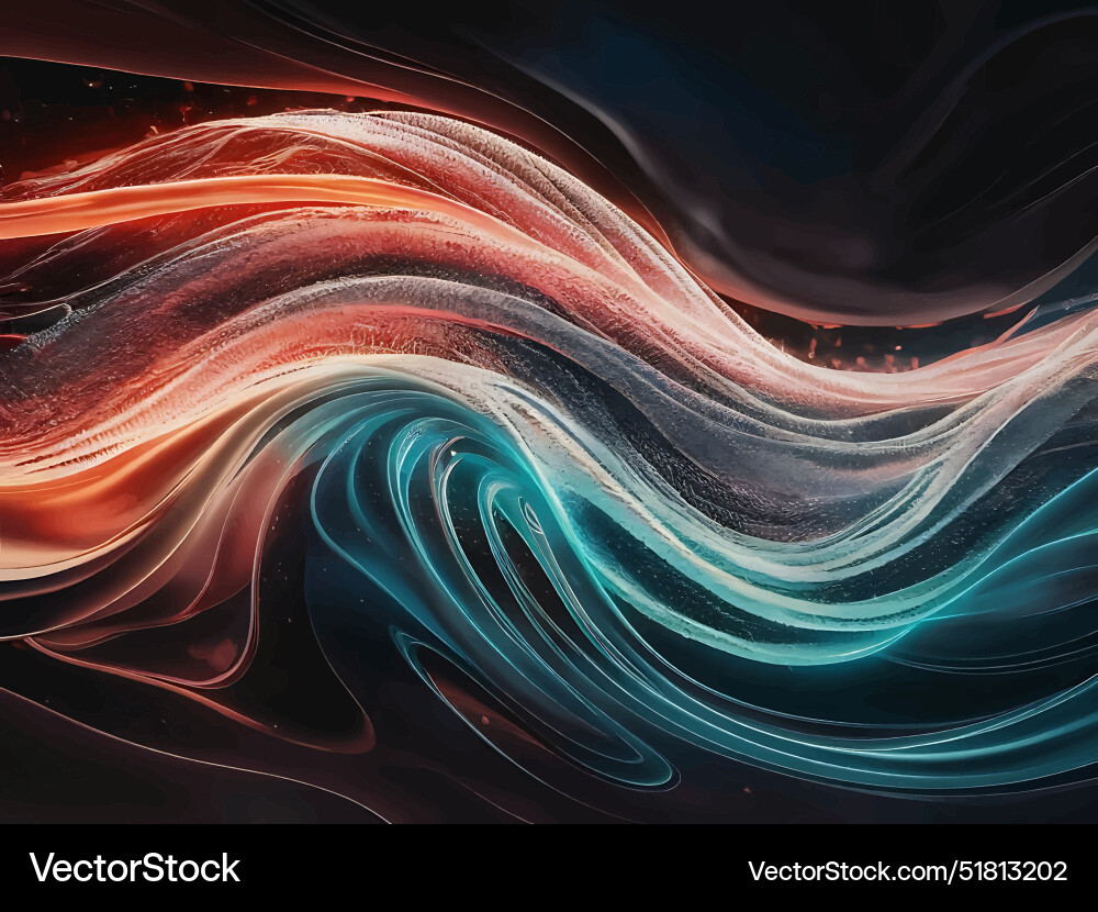 Abstract background design with wave moving dots Abstract background design with wave moving dots Vector Image