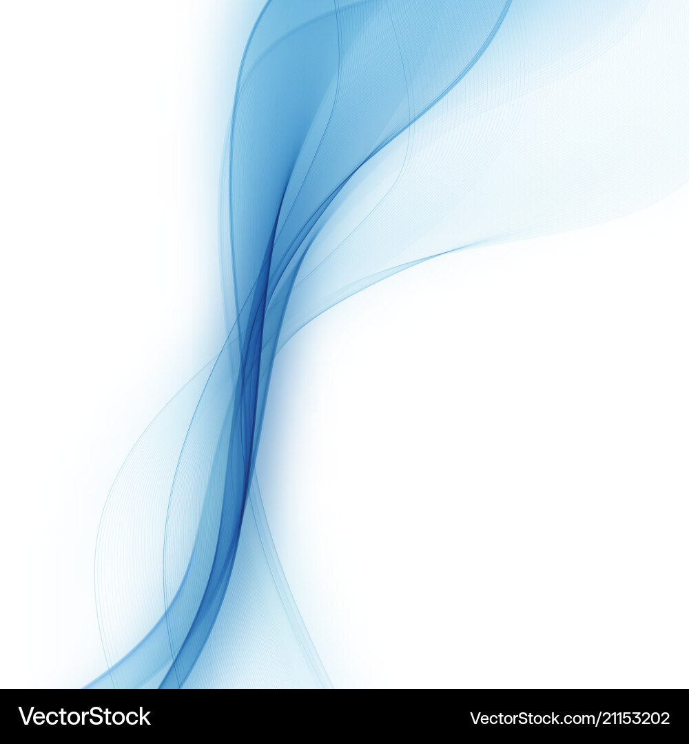Abstract Blue Wave Pattern Vector Image