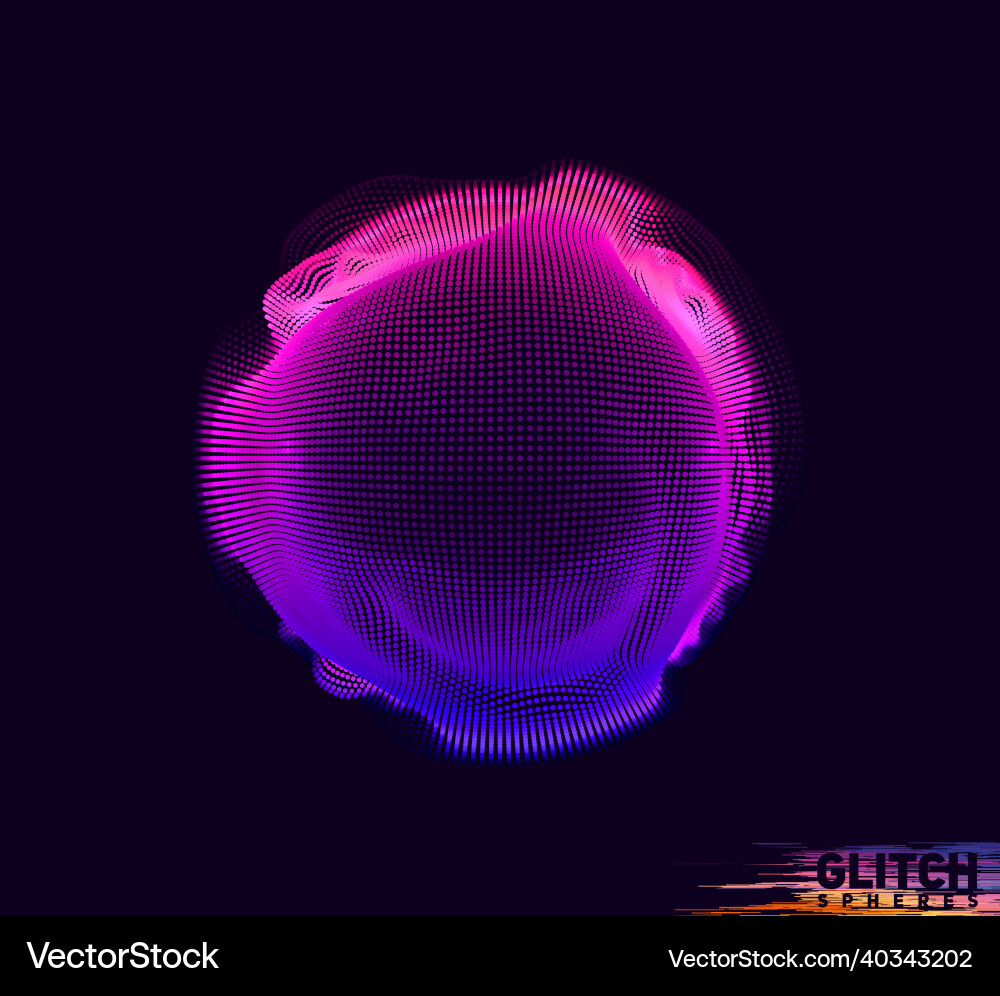Abstract colorful mesh on dark background Abstract colorful mesh on dark background vector image