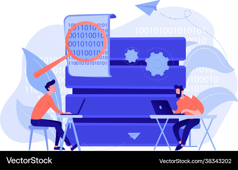 Big data programming concept Big data programming concept vector image