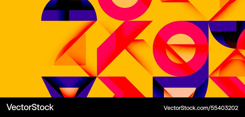 Circles squares lines abstract background Circles squares lines abstract background Vector Image