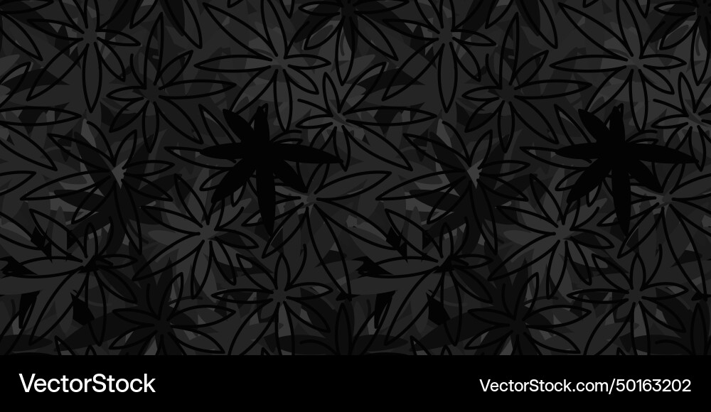 Dark seamless abstract pattern Vector Image