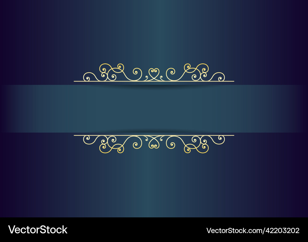 Golden curve line background Golden curve line background vector image