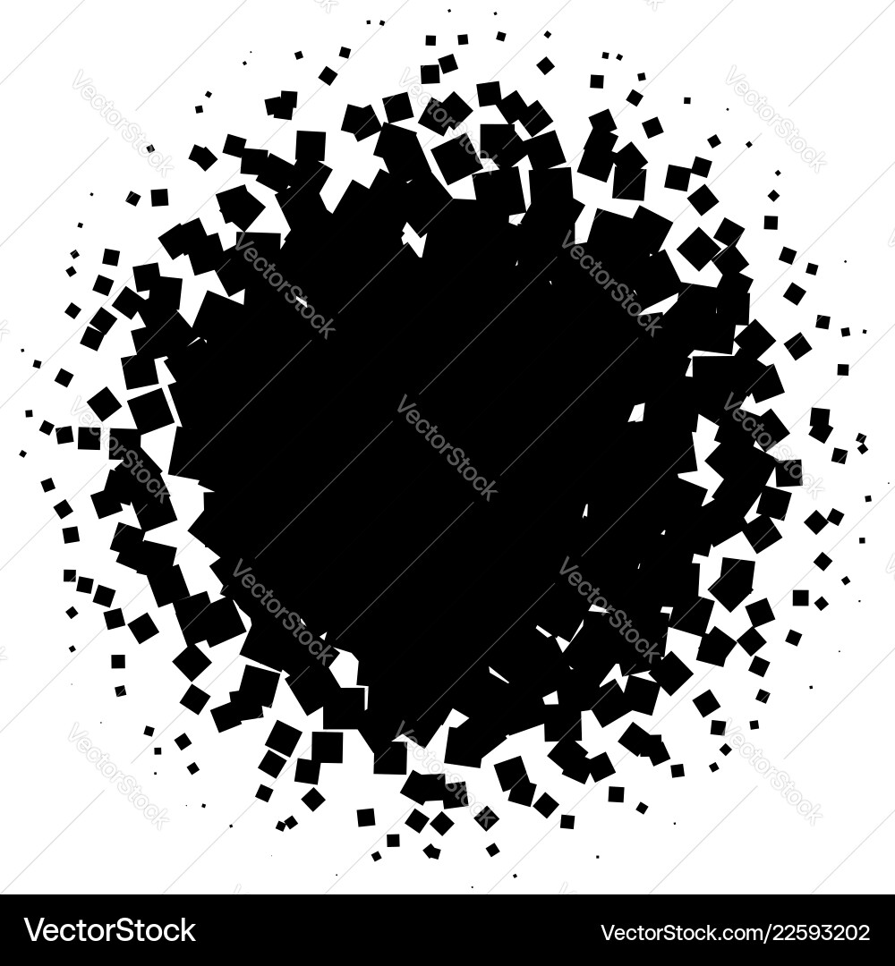 Halftone element with square or triangle instead Halftone element with square or triangle instead Vector Image