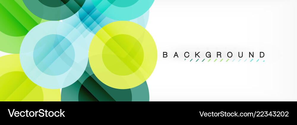 Overlapping circles design background Overlapping circles design background Vector Image