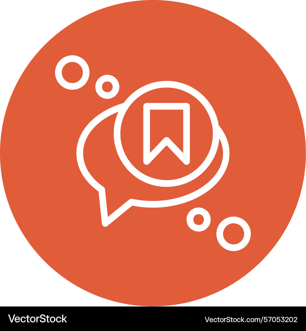 Save message line circle style icon design vector image