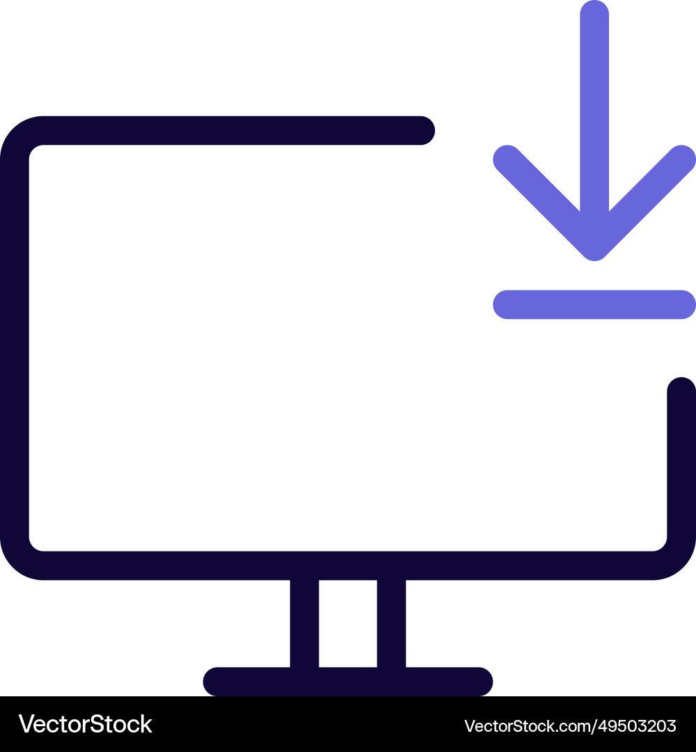 Daten aus der Desktop-Domain herausholen vektorbild