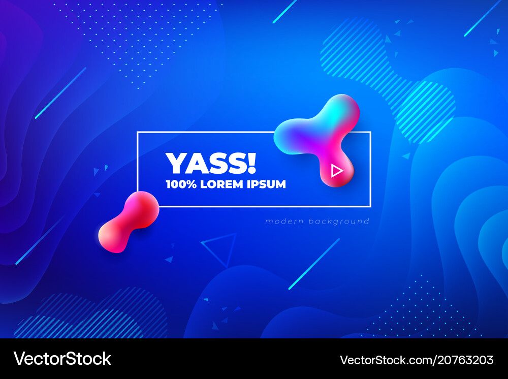 Fluid Color Liquid Gradient Background vector image
