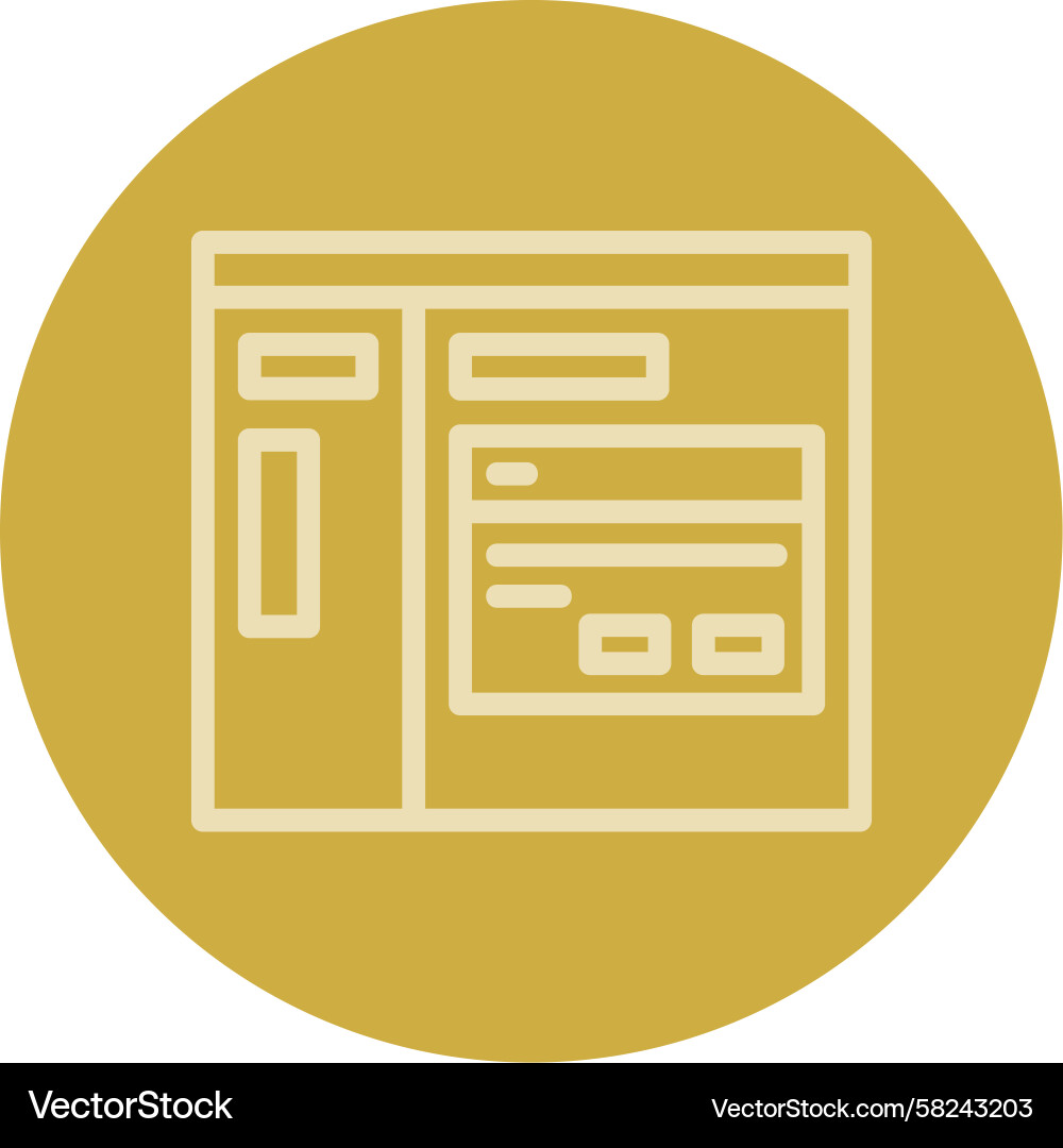 Line Save Icon - Multi Color Vector Image