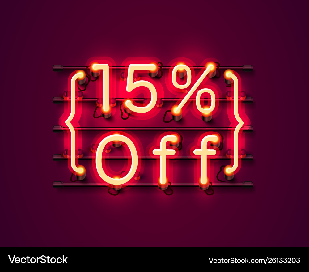 Neon Rahmen 15 aus Text Banner Nacht Schild Neon Rahmen 15 aus Text Banner Nacht Schild vektorbild