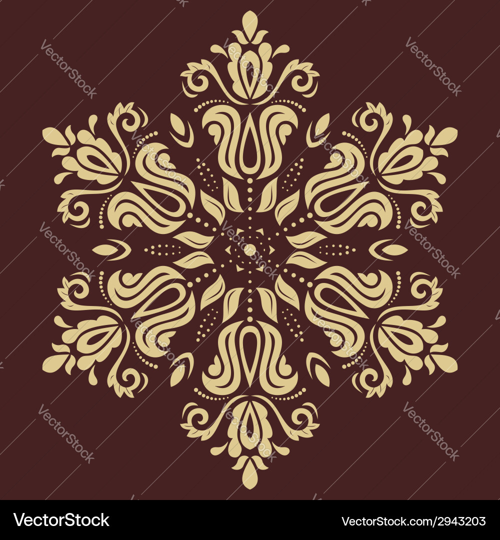 Orient pattern abstract background Vector Image