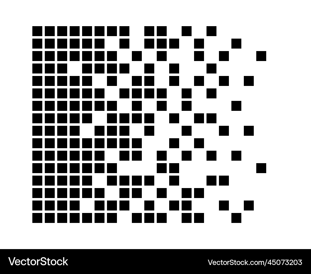 Pixel disintegration background halftone fragment Pixel disintegration background halftone fragment vector image
