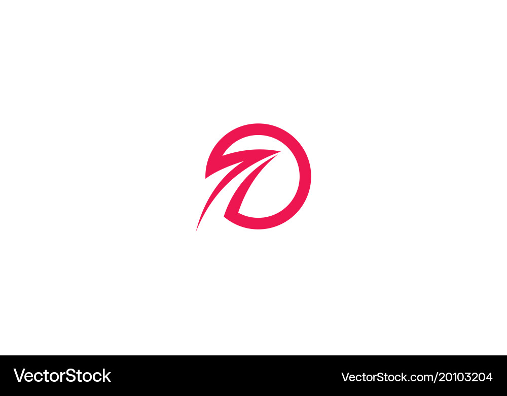 Abstract Circular Loop Logo vector image