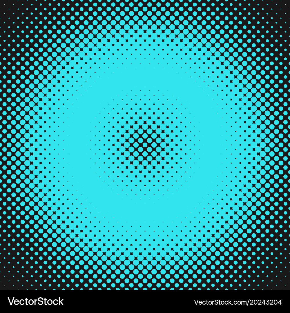 Abstract geometric halftone circle pattern Vector Image