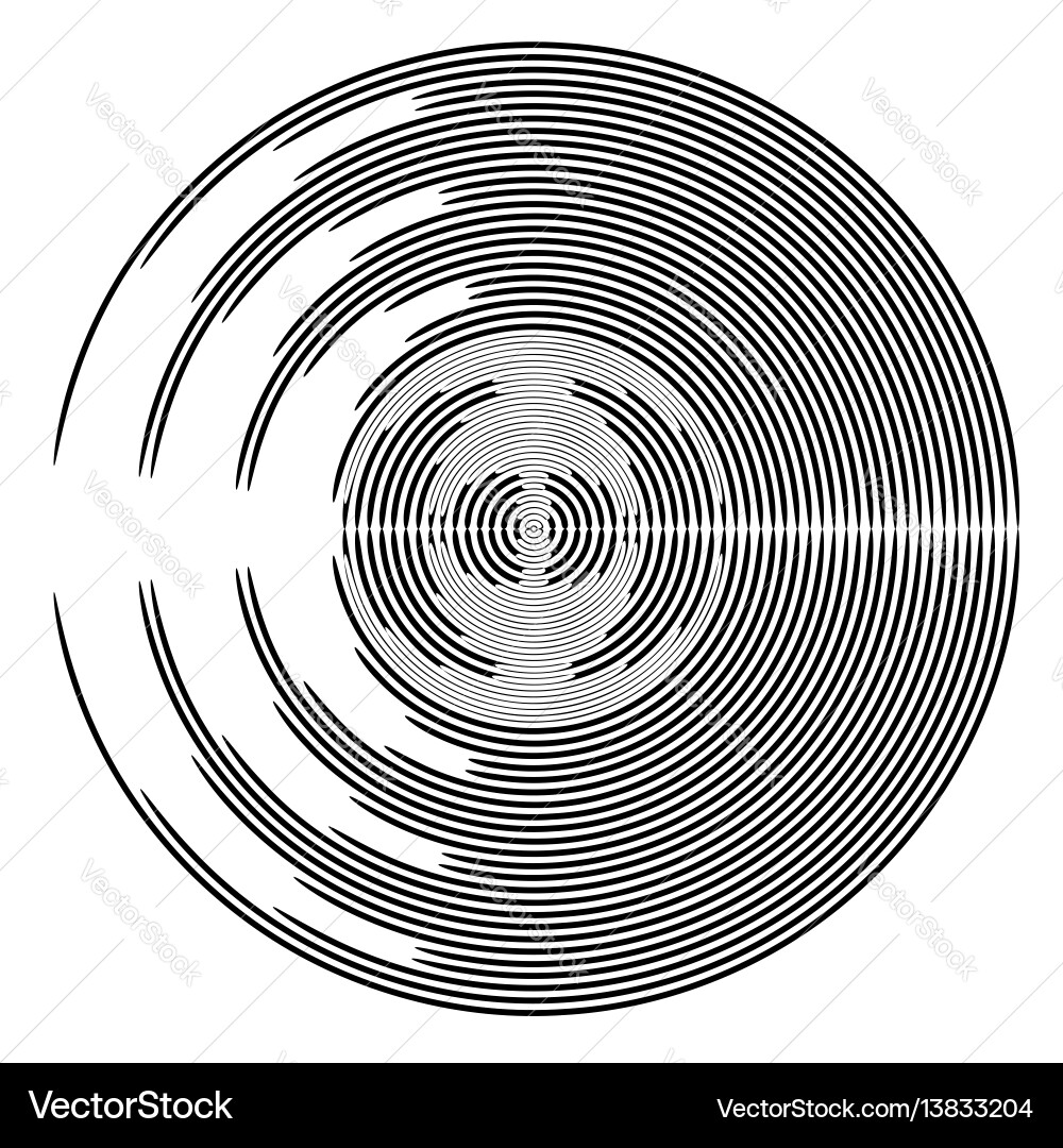 Circle design element vector image