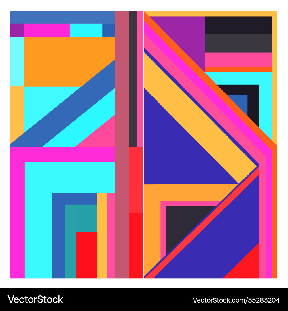 Colorful geometric and curve background pattern Colorful geometric and curve background pattern Vector Image
