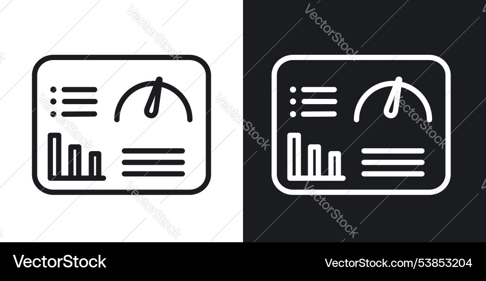Dashboard icon set Dashboard icon set vector image