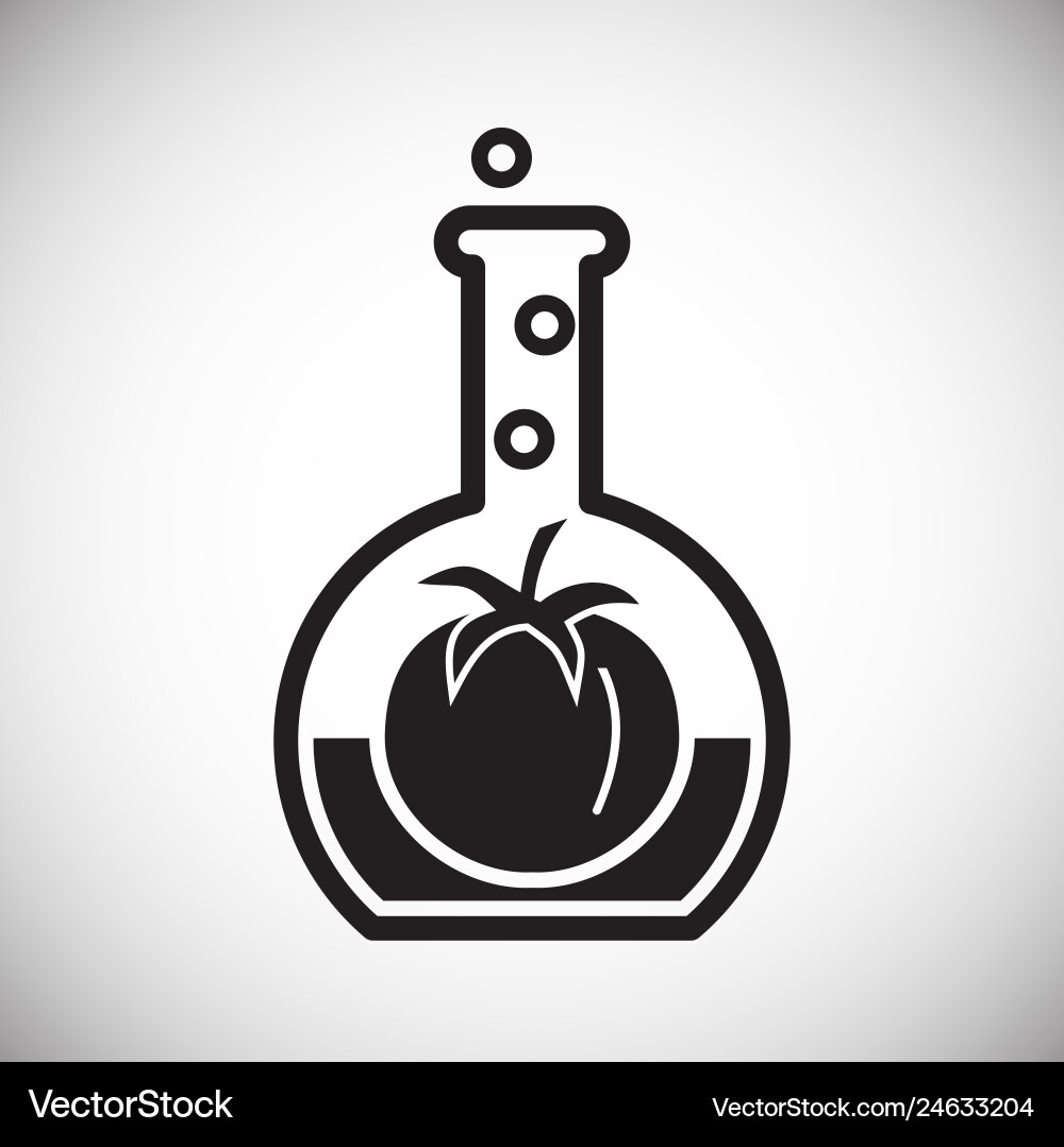 Gmo icon on background for graphic and web design Gmo icon on background for graphic and web design vector image