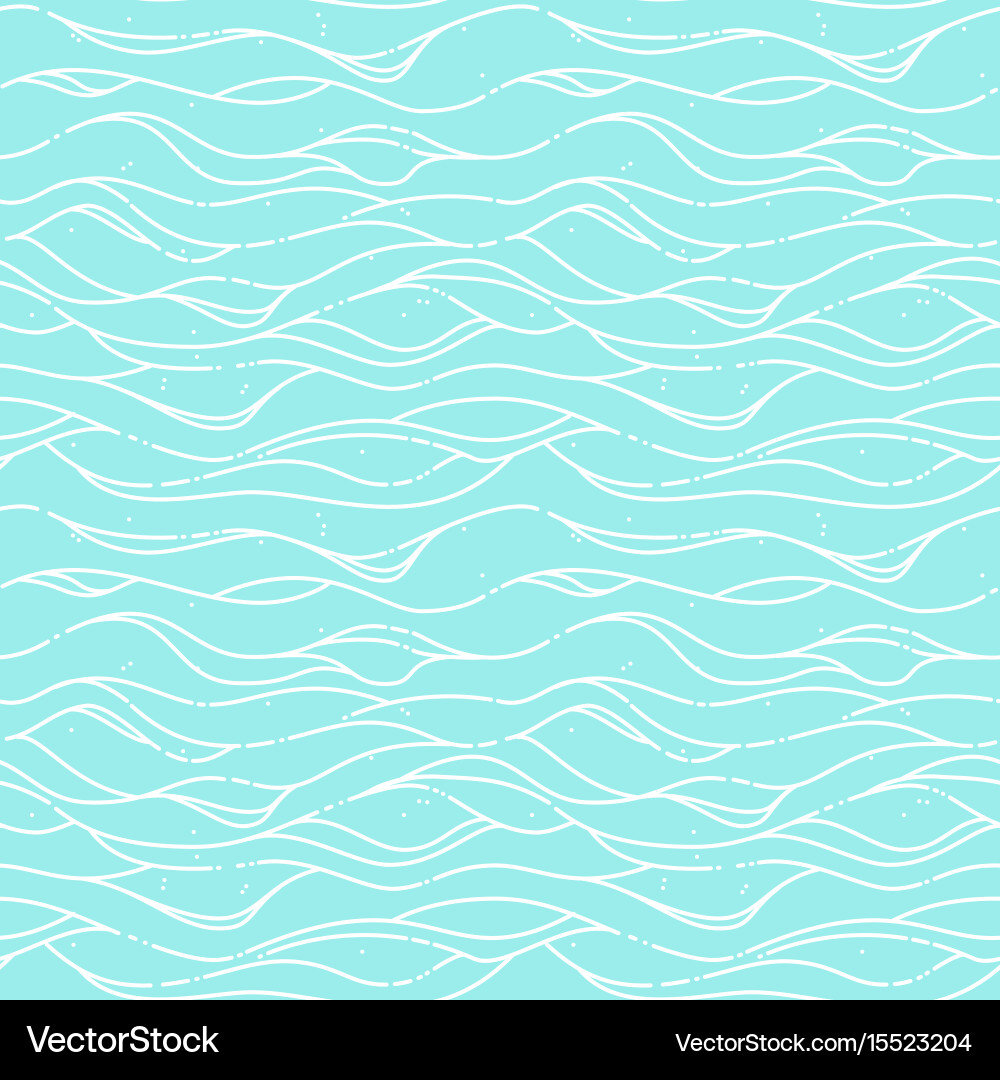 Ocean Wave Pattern Vector Image