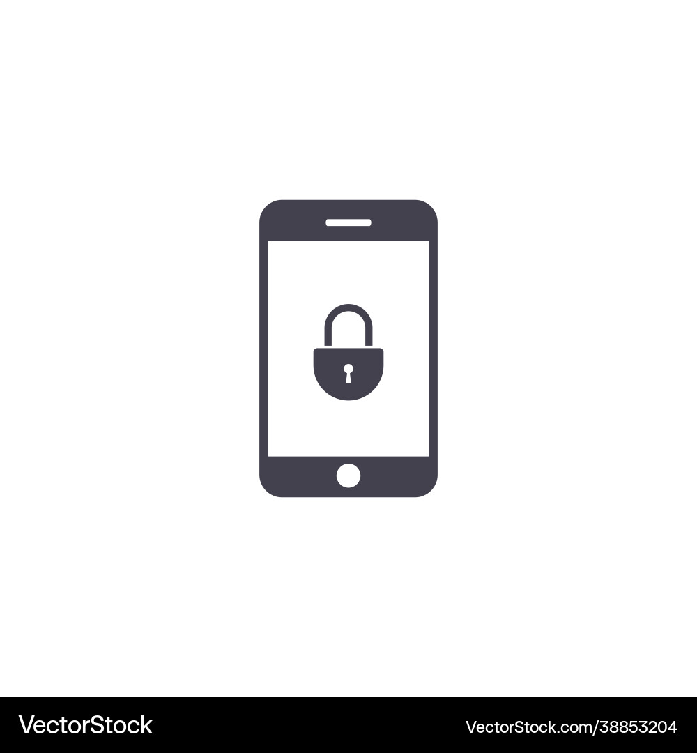 Phone internet security concept icon Phone internet security concept icon vector image