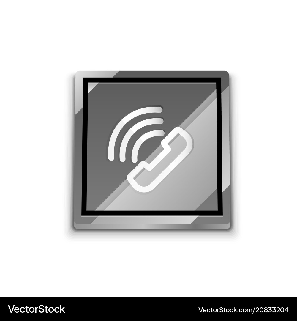 Phone support web button Phone support web button vector image