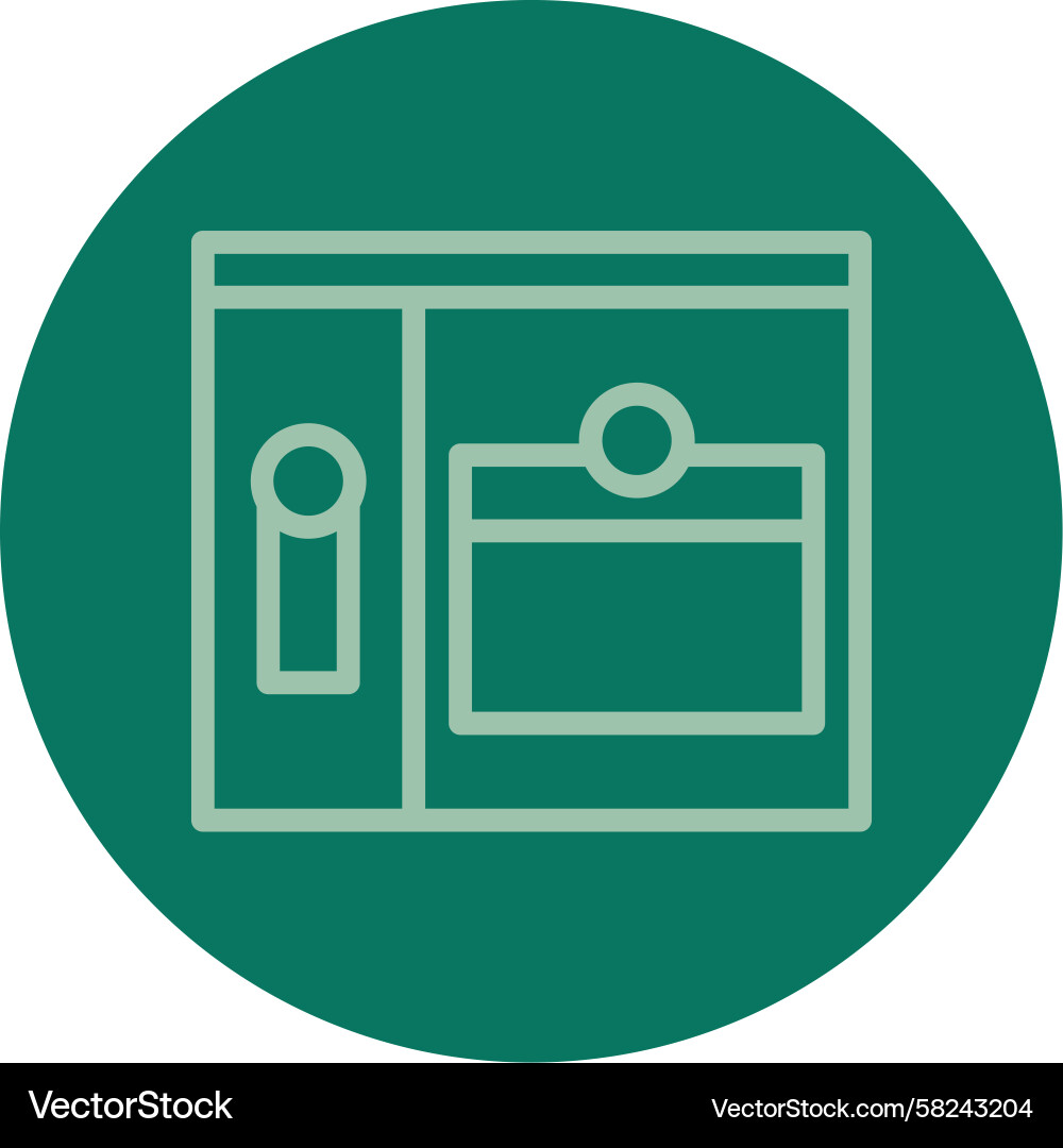 Refresh Line Icon - Multi Color Vector Image