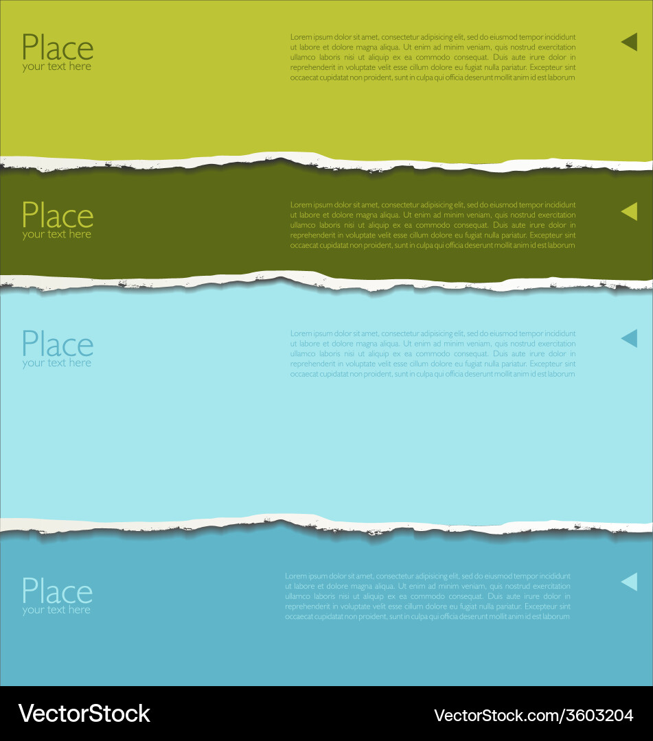 Torn paper background vector image