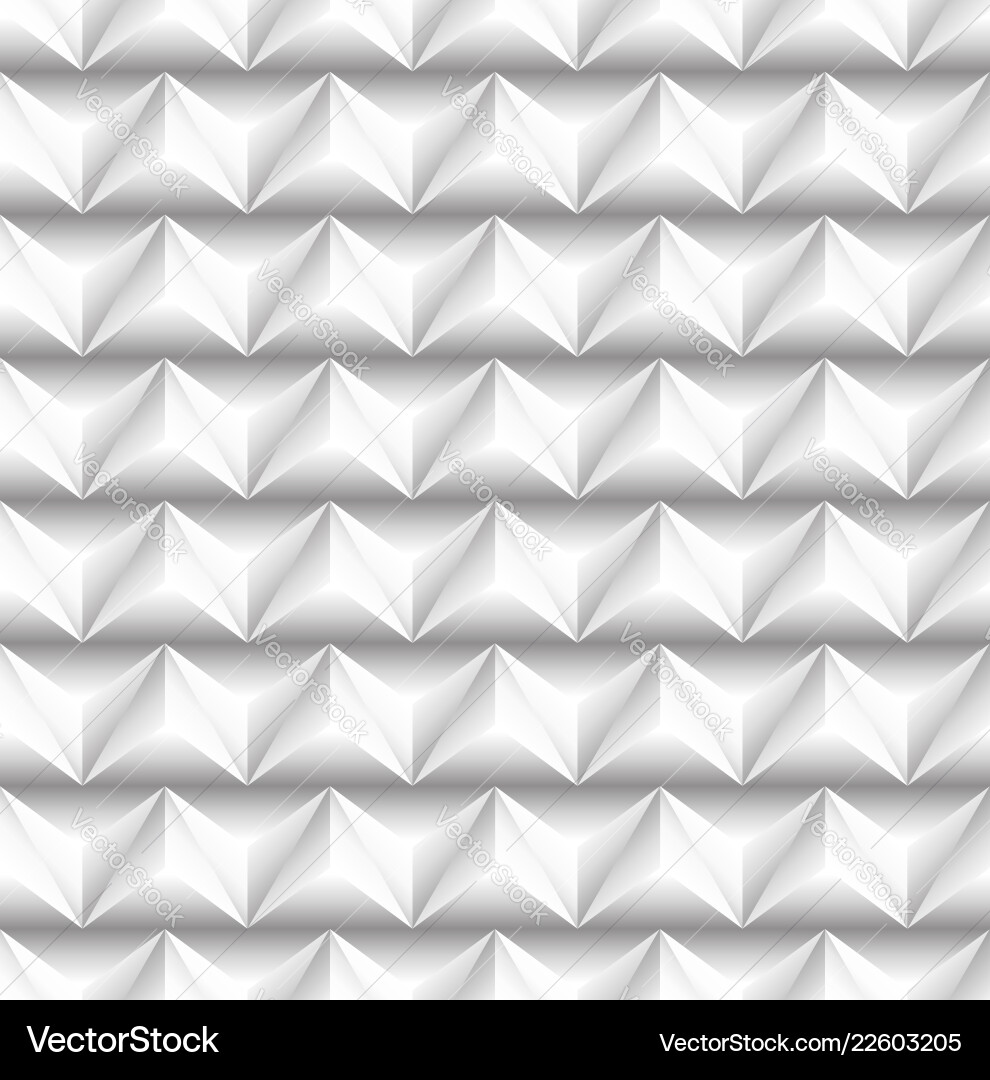3D Embossed Triangle Pattern vector image